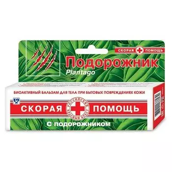 Бальзам для ран Скорая Помощь "Подорожник" 35мл