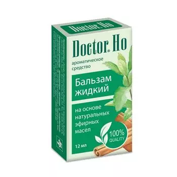 Бальзам жидкий средство ароматическое на основе натуральных эфирных масел Doctor Ho/Доктор Хо фл. 12мл