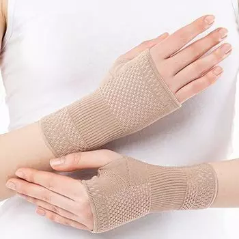 Бандаж на лучезапястный сустав Habic, бежевый, правый,обхват 19-20см р.6