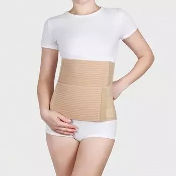 Бандаж послеоперационный абдоминальный Экотен ПО-25Р, высота 25см, бежевый, обхват 113-130см р.XL/4