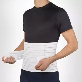 Бандаж при пупочных грыжах Интерлин ML BAS-1, белый, р. L