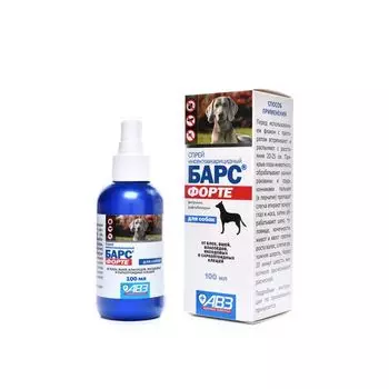 Барс Форте спрей инсектоакарицидный для собак 100мл