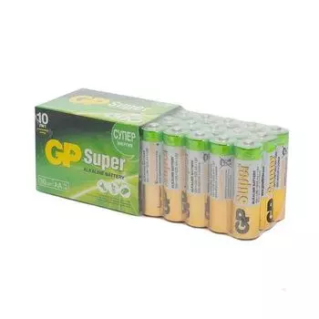 Батарейки алкалиновые GP Super Alkaline 15А АA 30 шт.