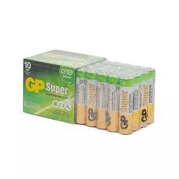 Батарейки алкалиновые GP Super Alkaline 24А ААA 40 шт.