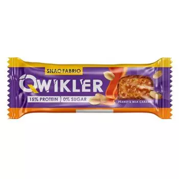 Батончик глазированный мягкий грильяж с арахисом Snaq Fabriq 40г