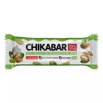 Батончик глазированный с начинкой фисташковый крем ChikaLab 60г