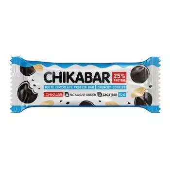 Батончик глазированный с начинкой хрустящее печенье ChikaLab 60г