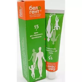 Белогент крем для наружного применения 0,05%+0,1% 15г