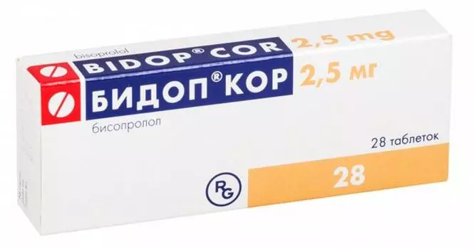 Бидоп Кор таблетки 2,5мг 28шт