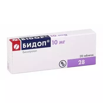 Бидоп таблетки 10мг 28шт