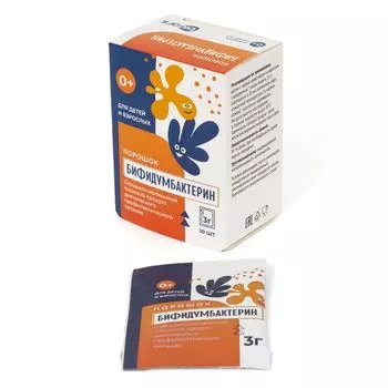 Бифидумбактерин порошок саше-пакет 3г 10шт