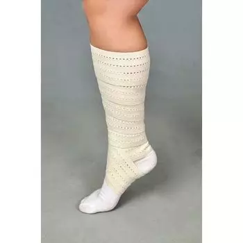 Бинт эластичный медицинский ленточный перфорированный средней растяжимости Леонарда 1м х 8см