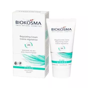 Biokosma Нормализующий крем для лица "ПУР ВИЗАЖ", 50 мл