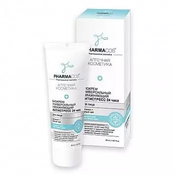 Биокрем для лица универсальный увлажняющий антистресс Витэкс PharmaCos 50мл