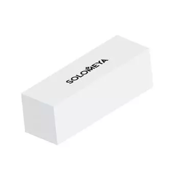 Блок-шлифовщик для ногтей белый Solomeya 1511