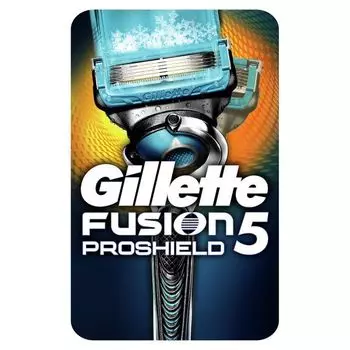 Бритва Gillette (Жиллетт) безопасная Fusion Proshield Chill + 1 сменная кассета