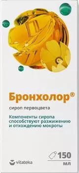 Бронхолор первоцвет Vitateka/Витатека сироп 150мл