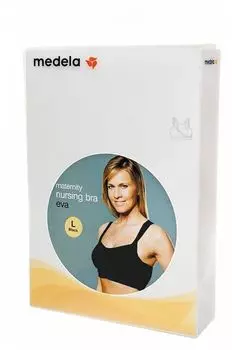 Бюстгальтер Medela (Медела) для кормящих матерей Eva р.L черный
