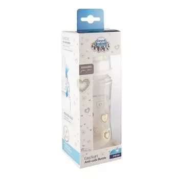 Бутылочка для кормления с 3 мес. белая EasyStart Canpol/Канпол 240мл (35/217)