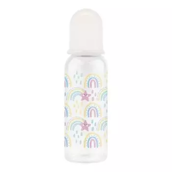 Бутылочка для кормления с молочной соской от 0 мес. полипропилен Lubby/Лабби 250мл