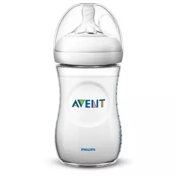 Бутылочка с силиконовой соской из полипропилена Philips Avent 260мл (SCF033/17)