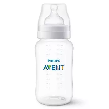 Бутылочка с силиконовой соской из полипропилена с 3 мес. Anti-colic Philips Avent 330мл (SCY106/01)
