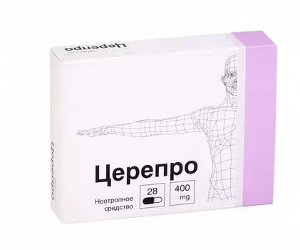 Церепро капсулы 400мг 28шт