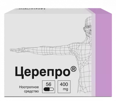 Церепро капсулы 400мг 56шт