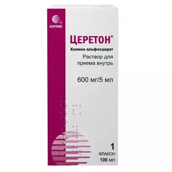 Церетон раствор для приема внутрь 120мг/мл 100мл+Пипетка дозирующая+Адаптер
