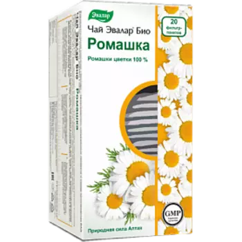 Чай Био ромашка Эвалар фильтр-пакет 1,5г 20шт