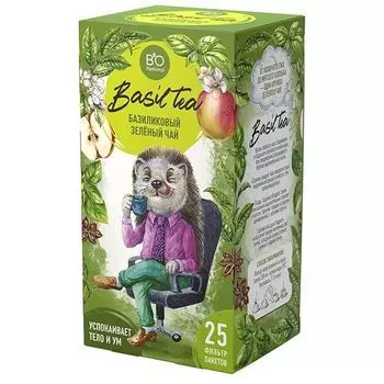 Чай зеленый базиликовый Золотая Долина фильтр-пакеты 25шт