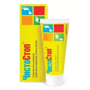 Крем для ног противогрибковый Чистостоп 30мл