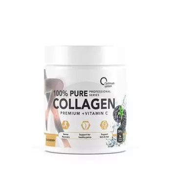 Чистый коллагеновый порошок ежевика 100% Optimum System/Оптимум систем 200г