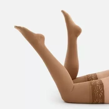 Чулки компрессионные 1C202 класс компрессии 1 черный Venoteks/Венотекс р.M