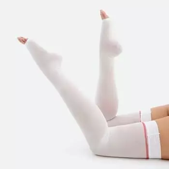 Чулки компрессионные 2 класс компрессии 2R237 белые Venoteks/Венотекс р.XL