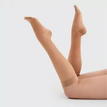 Чулки компрессионные до колена 1C105 класс компрессии 1 бежевый Venoteks/Венотекс р.S