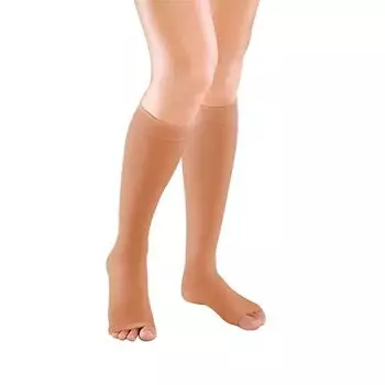 Чулки компрессионные до колена 2C103 класс компрессии 2 бежевый Venoteks/Венотекс р.M