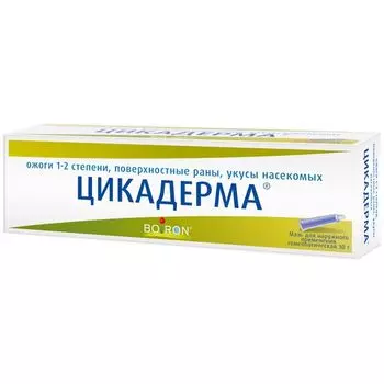 Цикадерма мазь для наружного применения гомеопатическая туба 30г