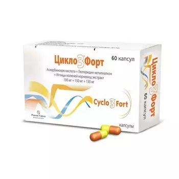 Цикло 3 Форт капсулы 100мг+150мг+150мг 60шт