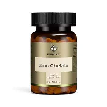 Цинк хелат Tetralab/Тетралаб таблетки 200мг 90шт