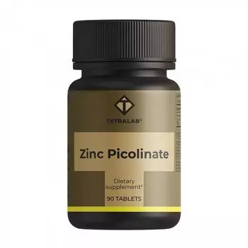 Цинка пиколинат Tetralab/Тетралаб таблетки 180мг 90шт