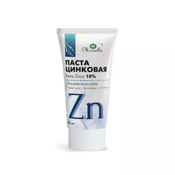 Паста цинковая 10% Mirrolla/Мирролла туба 40мл