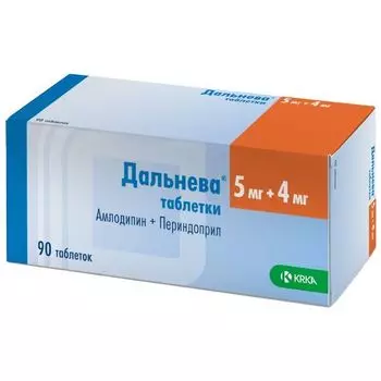 Дальнева таблетки 5мг+4мг 90шт