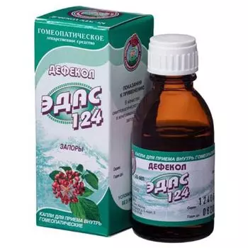 Эдас-124 Дефекол капли для приема внутрь гомеопатические 25мл
