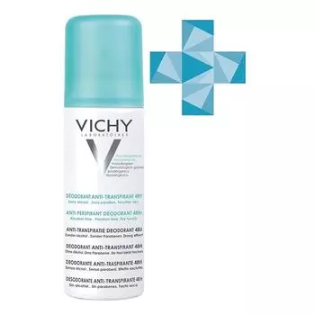 Дезодорант-аэрозоль против избыточного потоотделения 48 часов защиты Vichy/Виши 125мл