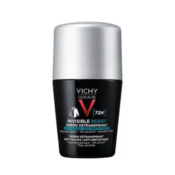 Дезодорант-антиперспирант шариковый 72ч Invisible Homme Vichy/Виши 50мл