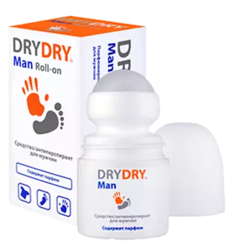 Дезодорант Dry Dry (Драй Драй) антиперспирант для мужчин Man Roll-on 50 мл