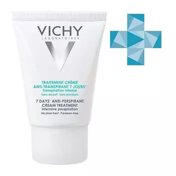 Дезодорант-крем регулирующий избыточное потоотделение 7 дней Vichy/Виши 30мл