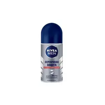 Дезодорант шариковый Nivea/Нивея For Men Серебряная защита 50мл