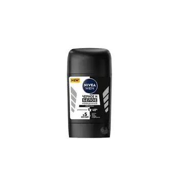 Антиперспирант невидимый черное и белое Men Original Nivea/Нивея стик 50мл